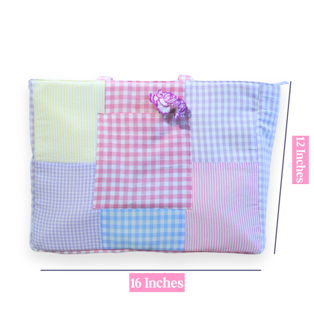 Bubblegum Tote Bag | Patch it Up