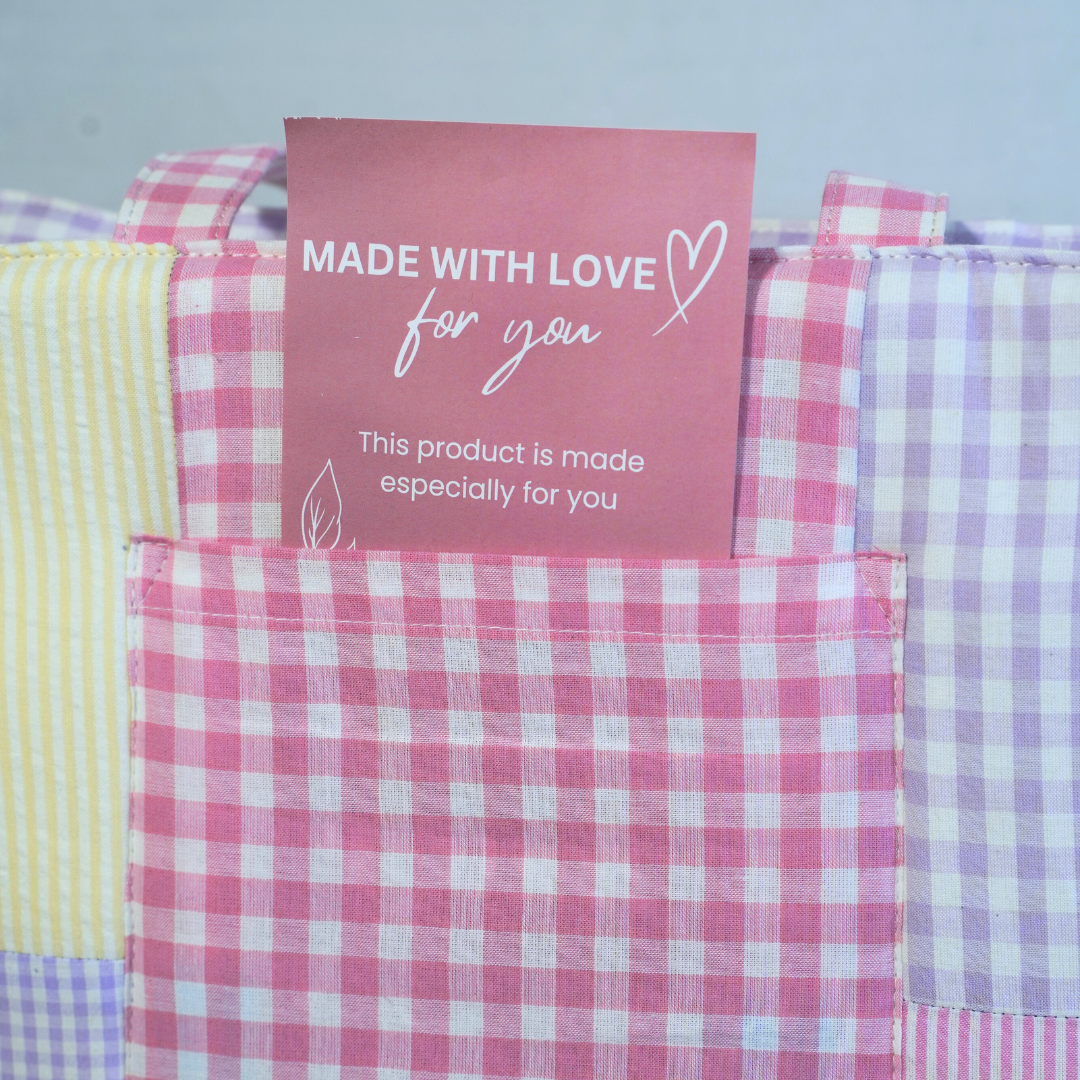 Bubblegum Tote Bag | Patch it Up