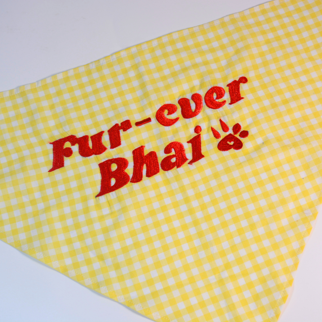 Fur-ever Bhai Bandana | Rakhi Gift for Your Doggo Bro