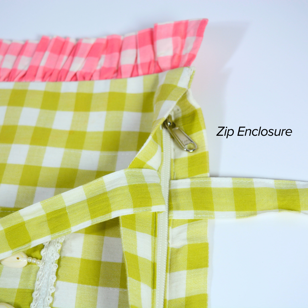 Flamingo Flirt | Gingham Tote