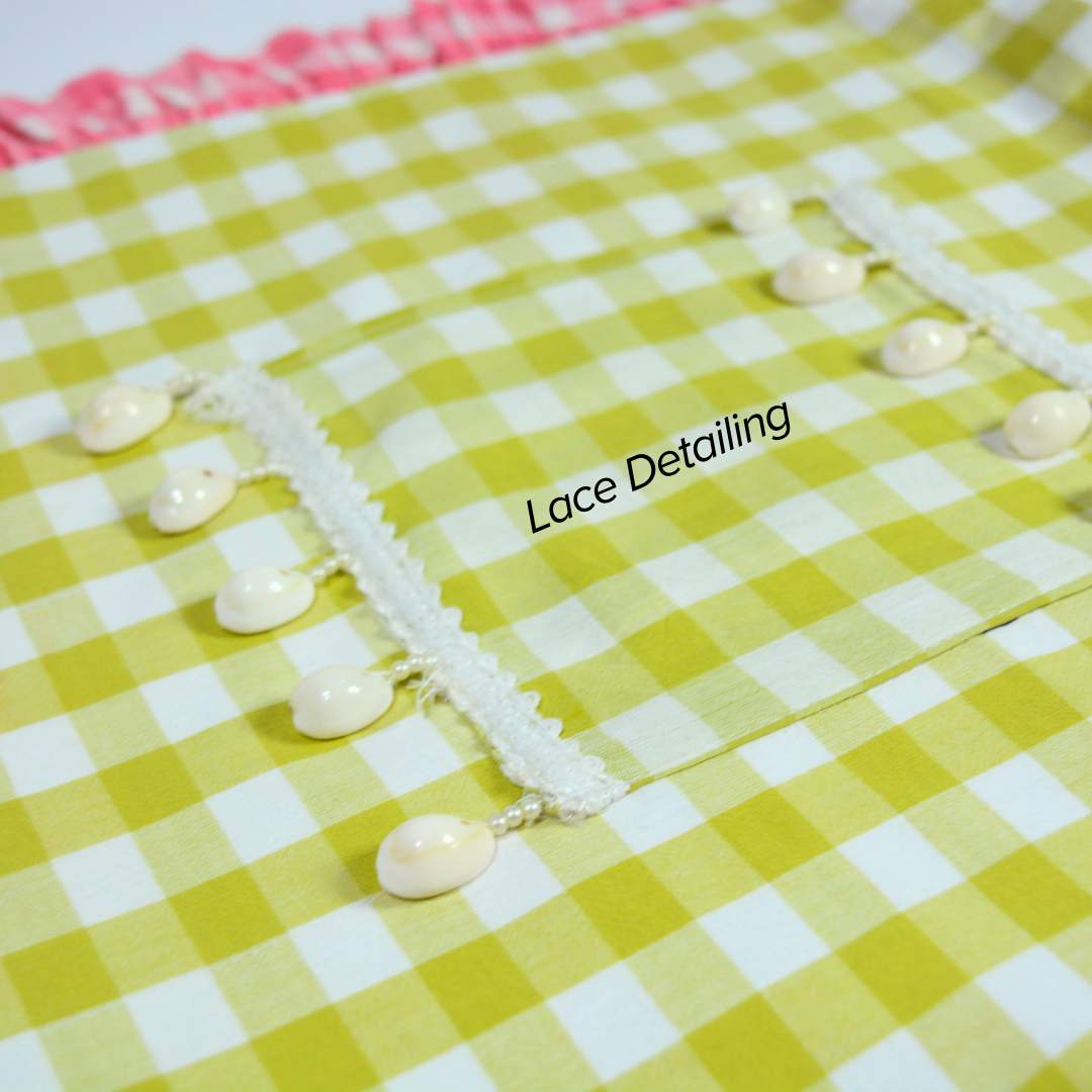 Flamingo Flirt | Gingham Tote