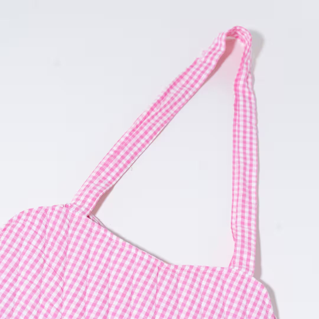 Gingham Grove | A small heart | Pink