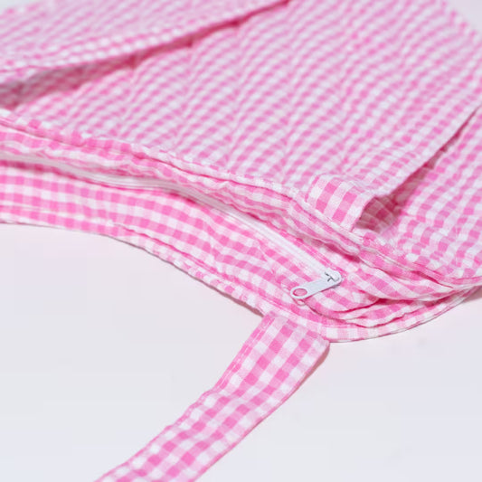 Gingham Grove | A small heart | Pink