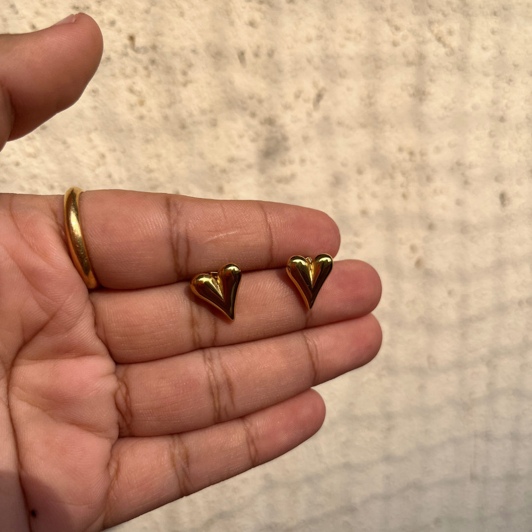Heart Studs