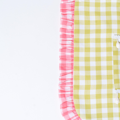 Flamingo Flirt | Gingham Tote