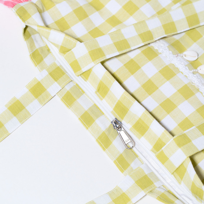 Flamingo Flirt | Gingham Tote