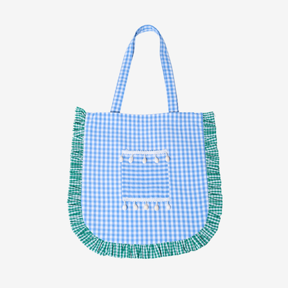 Ocean Eyes | Gingham Tote