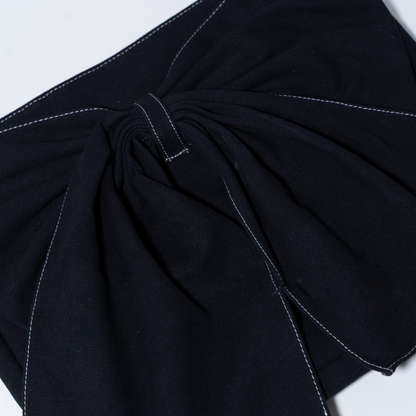 Big Knot It Bag | 15-inch Laptop Canvas Tote with Bow Detail