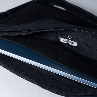 Big Knot It Bag | 15-inch Laptop Canvas Tote with Bow Detail