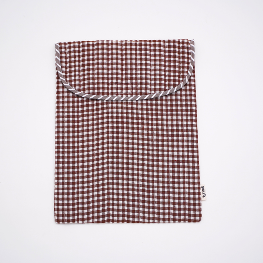 Mocha Check Sleeve