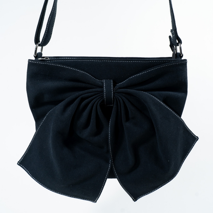 Big Knot It Bag | 15-inch Laptop Canvas Tote with Bow Detail