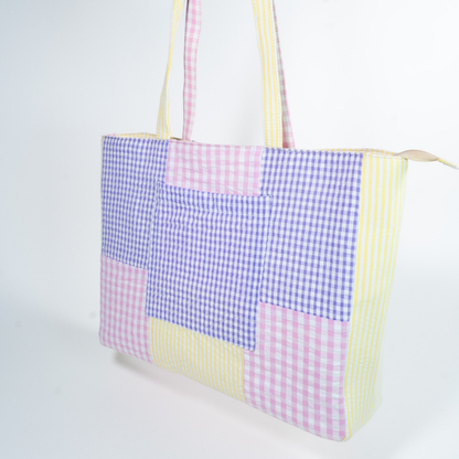 Sunset Bloom Tote Bag | Patch it Up