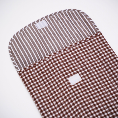 Mocha Check Sleeve