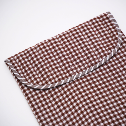 Mocha Check Sleeve