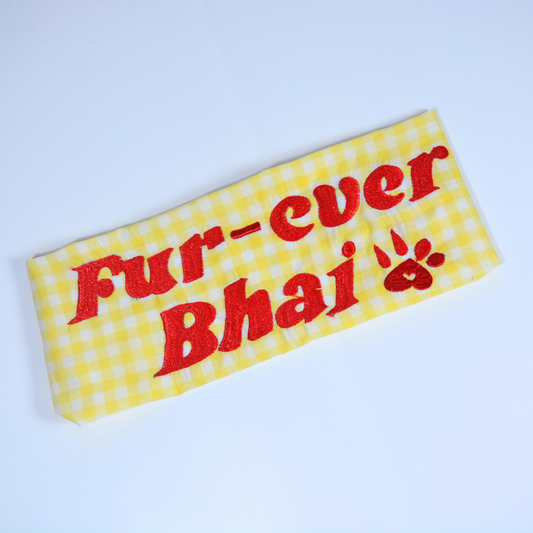 Fur-ever Bhai Bandana | Rakhi Gift for Your Doggo Bro