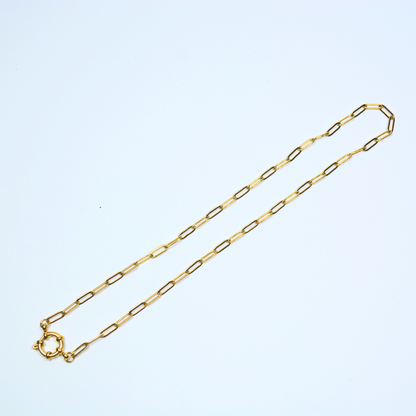 Paperclip Chain | 18k Gold Plated