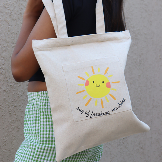 Ray of Sunshine | Canvas Tote