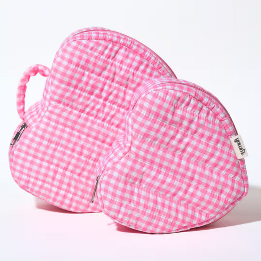 Heart Trip Pouch | Pink