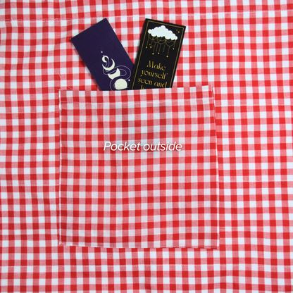 Ruby Ruffles | Gingham Tote