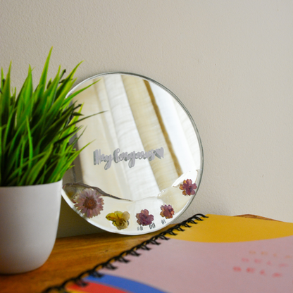 Resin Affirmation Mirror