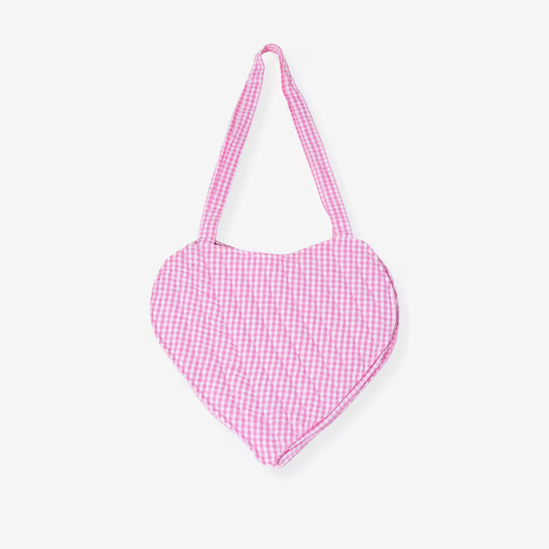 Gingham Grove | A small heart | Pink