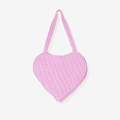 Gingham Grove | A small heart | Pink