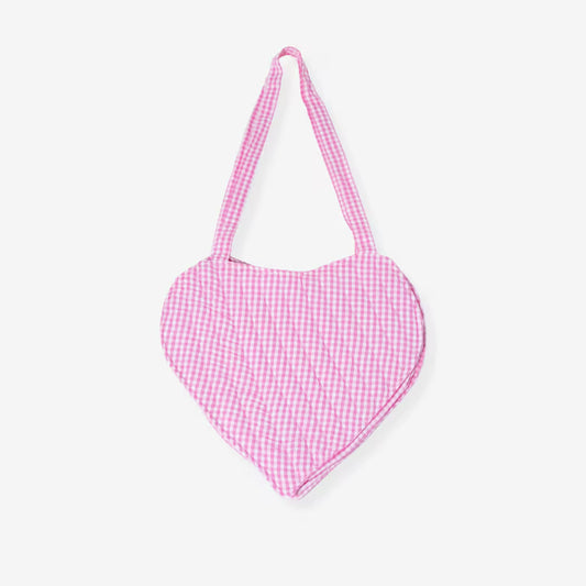 Gingham Grove | A small heart | Pink