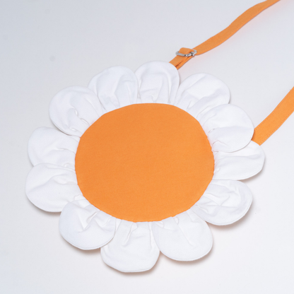 Sunflower tote | White Orange