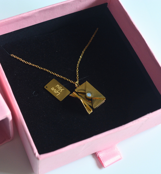 Envelope Love Locket Necklace